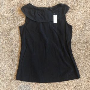 Banana Republic Size 2 Sleeveless Zipper Top